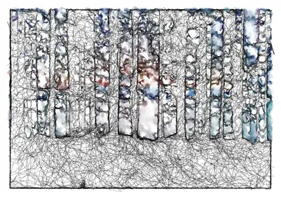Generative art inspired by Finland